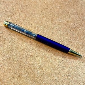 NWOT Sodalite crystal chip ballpoint pen